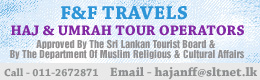 F & F Travels - For Haj & Umra Tours.